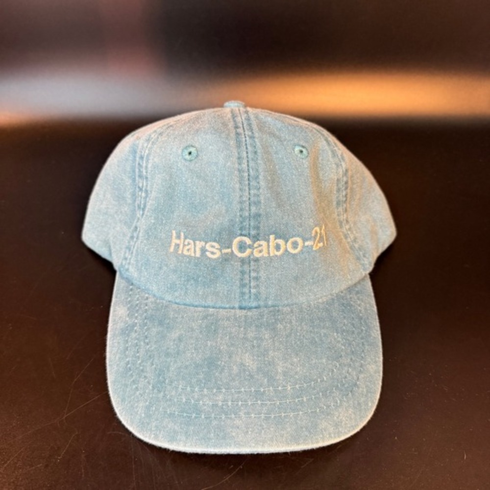 Adams Hars-Cabo-21 LP101 Light‎ Blue Cotton Denim Baseball Cap Unisex One Size